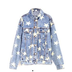 Denim Star Jacket. Leftover boutique inventory. Never worn, tags still on